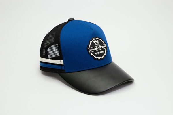 Blue and Black Trucker Cap - Exclusive Export Cap Zone