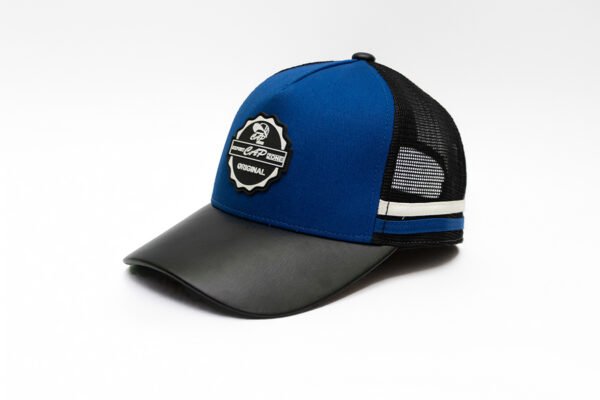 Blue and Black Trucker Cap - Exclusive Export Cap Zone - Image 4