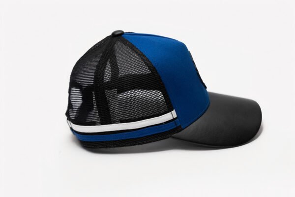 Blue and Black Trucker Cap - Exclusive Export Cap Zone - Image 7
