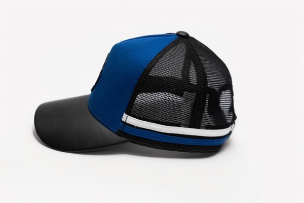 Blue and Black Trucker Cap - Exclusive Export Cap Zone - Image 8