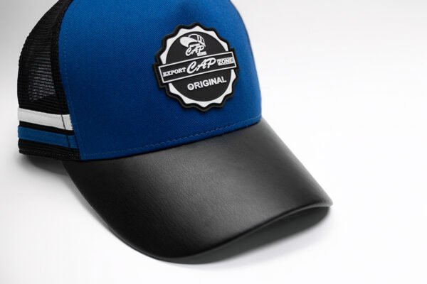 Blue and Black Trucker Cap - Exclusive Export Cap Zone - Image 11