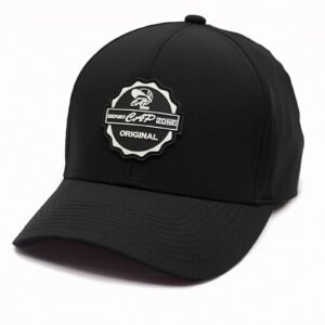 Black Fitted Cap - Exclusive Export Cap Zone