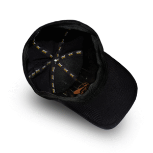 Black Qurian Fabric Fitted Cap - Export Cap Zone