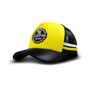 Yellow Twill Mesh Trucker Cap– Export Cap Zone