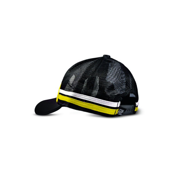 Yellow Twill Mesh Trucker Cap – Export Cap Zone - Image 2