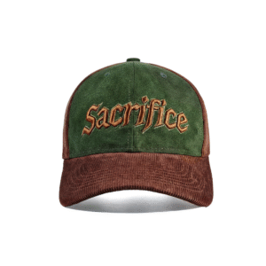 Suede & Cord Crown Cap
