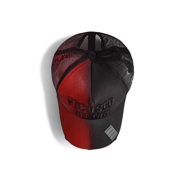 Red Black Twill Mesh Cap – Export Cap Zone