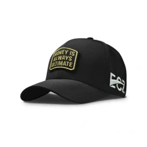 Denim Mesh Trucker Cap Black