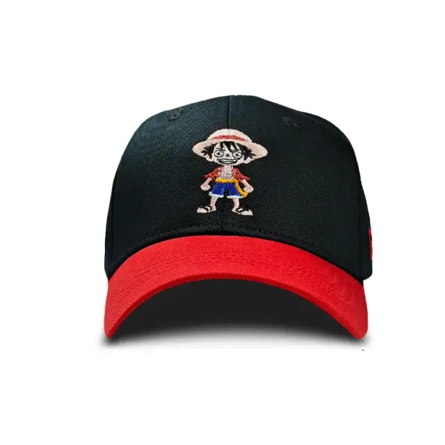 Luffy Adventure Kids Cap Black - Image 2