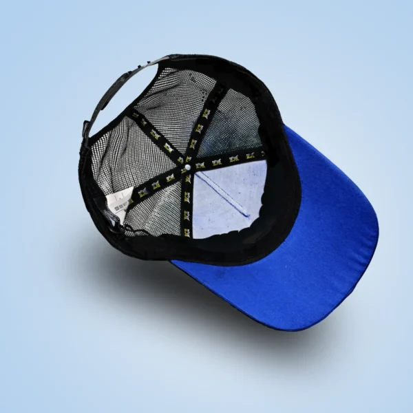 Hand-Sprayed Twill Cap Blue - Image 3