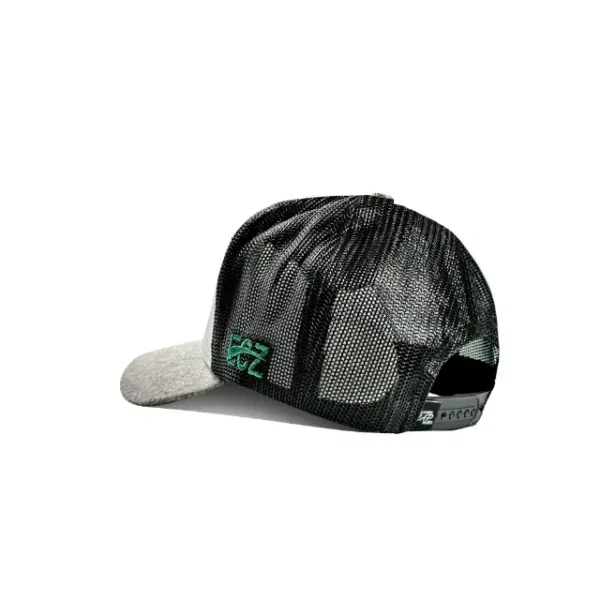 Denim Mesh Trucker Cap Gray - Image 4