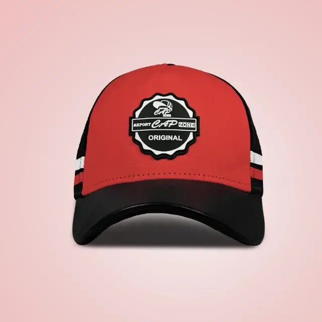 Premium Trucker Cap Red - Image 4