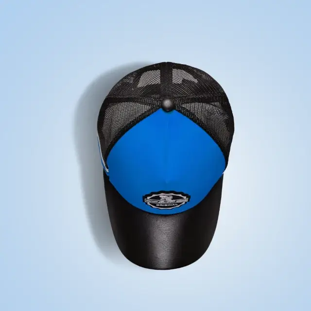 Premium Trucker Cap Blue - Image 5