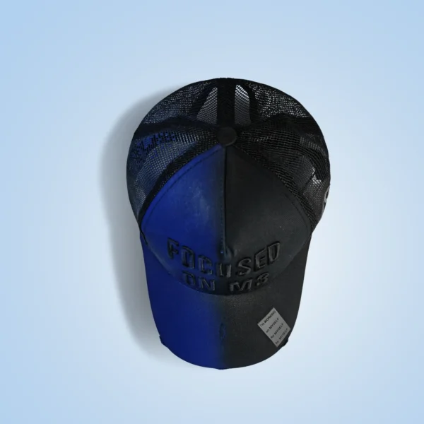 Hand-Sprayed Twill Cap Blue - Image 5