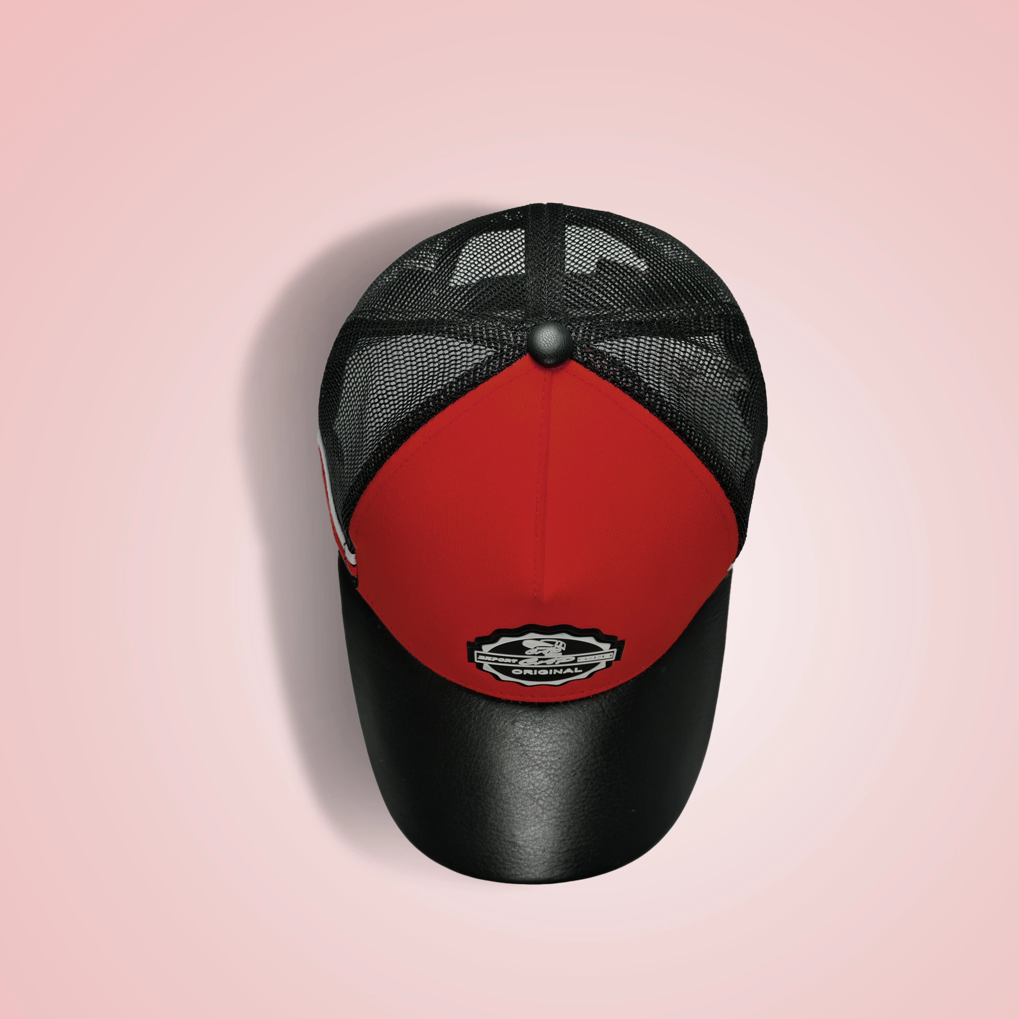 Premium Trucker Cap Red - Image 5